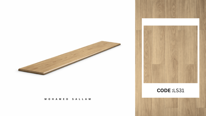 LS31 Light Oak SPC flooring plank swatch