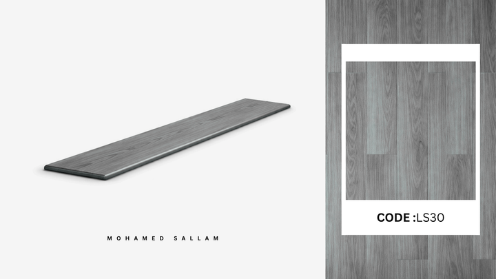 LS30 Cool Grey SPC flooring plank swatch