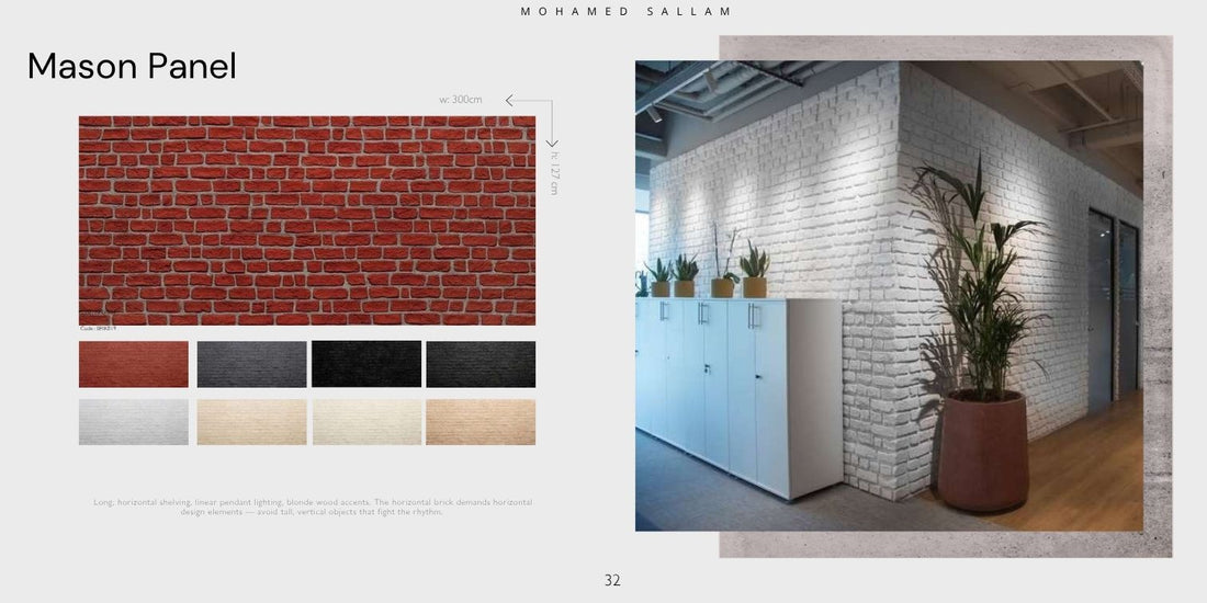 Mason Panel - BRIK019 decorative panel