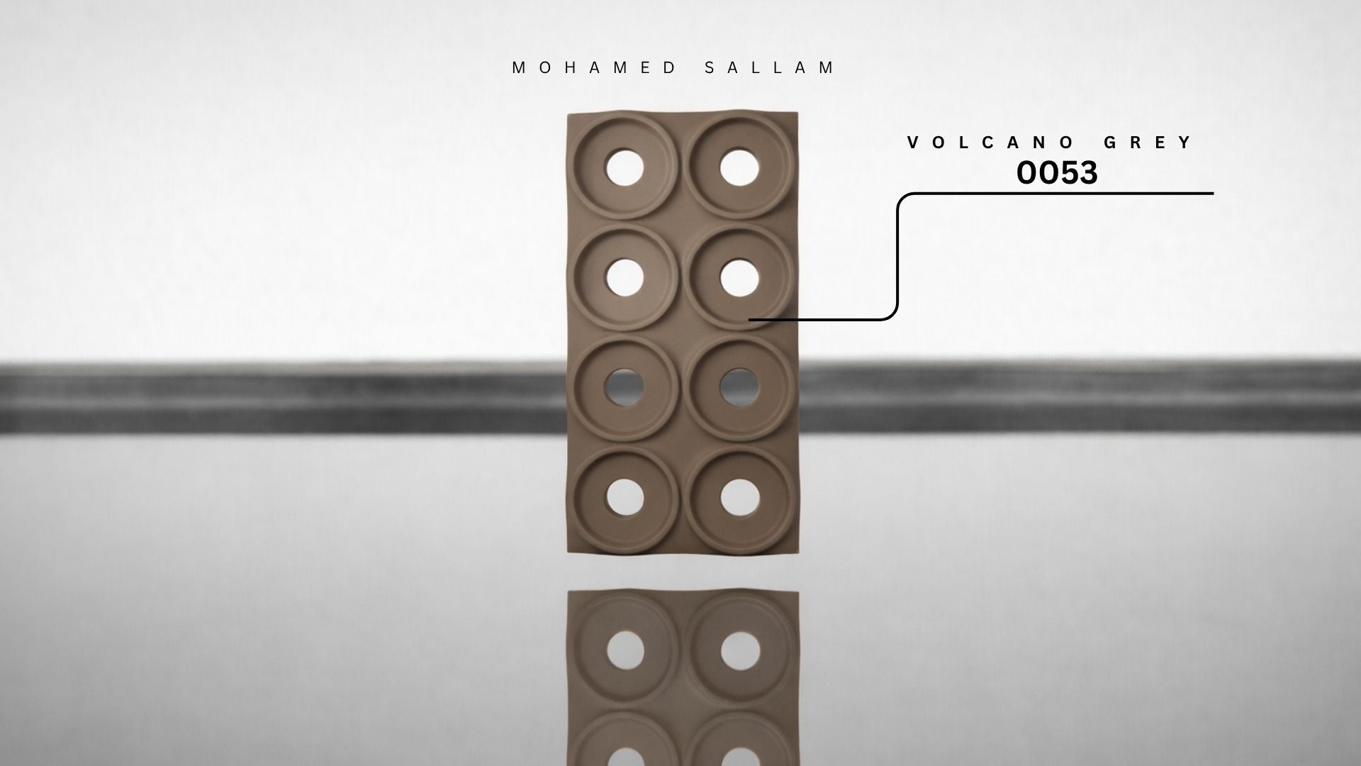 Volcano Grey (0053) - PU Foam Acoustic Panel