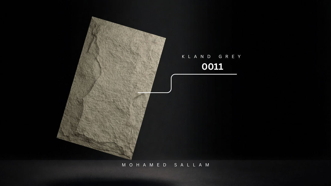 Kland Grey (0011) - PU Foam Stone Texture
